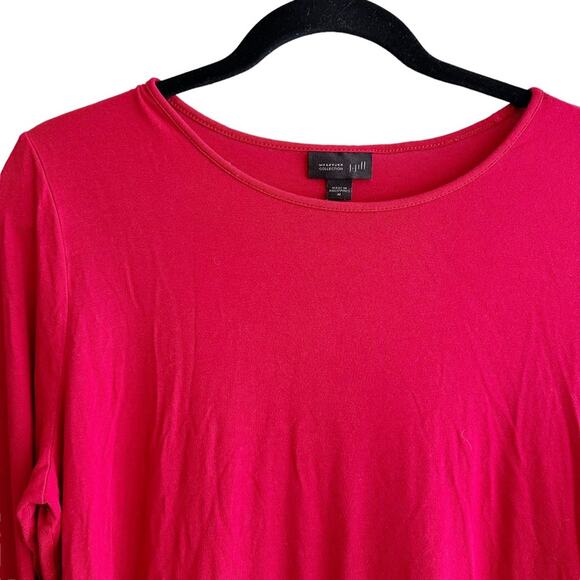 J.Jill Wearever Collection Peplum Ruffle Long Sleeve Stretch Shirt - Picture 6 of 7